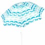 Sombrilla de playa Aktive Plateado 200 x 200 x 200 cm (4 Unidades)