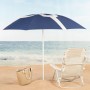 Sombrilla de playa Aktive 200 x 205 x 200 cm (6 Unidades)