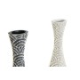 Vase DKD Home Decor Gris Beige Résine Oriental (14 x 8 x 55 cm) (2 Unités)