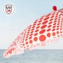 Sombrilla de playa Aktive Rojo 200 x 205 x 200 cm (6 Unidades)