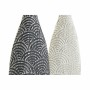 Vase DKD Home Decor Gris Beige Résine Oriental (14 x 8 x 55 cm) (2 Unités)