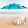 Parasol de plage Aktive Bleu 200 x 195 x 200 cm Ø 200 cm