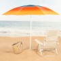 Sombrilla de playa Aktive Multicolor 200 x 200 x 200 cm (6 Unidades)