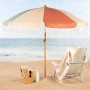 Parasol de plage Aktive Ø 200 cm 200 x 185 x 200 cm (4 Unités)