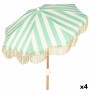Parasol de plage Aktive 200 x 220 x 200 cm (4 Unités)