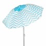 Parasol de plage Aktive Bleu Ø 200 cm 200 x 190 x 200 cm (6 Unités)