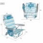 Silla de Playa Aktive 50 x 70 x 45 cm (2 Unidades)