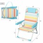 Silla de Playa Aktive 48 x 90 x 60 cm (2 Unidades)