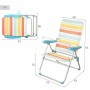 Silla de Playa Aktive 48 x 95 x 65 cm (4 Unidades)