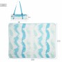 Serviette de plage Aktive PEVA 200 x 1 x 150 cm (6 Unités)