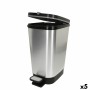 Poubelle Curver Gris Plastique 6 L (5 Unités)