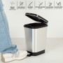 Poubelle Curver Gris Plastique 6 L (5 Unités)