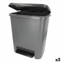 Cubo de basura Curver Gris oscuro Plástico 25 L (5 Unidades)