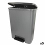 Poubelle Curver Gris foncé Plastique 50 L (5 Unités)
