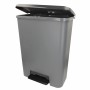Cubo de basura Curver Gris oscuro Plástico 50 L (5 Unidades)