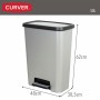Poubelle Curver Gris Plastique 50 L (5 Unités)