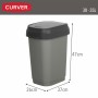 Cubo de basura Curver Gris oscuro Plástico 35 L (6 Unidades)
