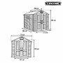 Caseta Lifetime 213 x 228 x 280 cm Gris