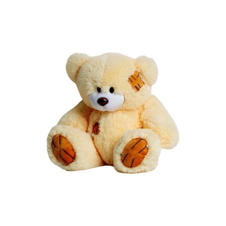 Ours en peluche GO GIFT TEDDY 60 CR Crème Tissu Peluche 60 cm