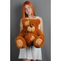 Ours en peluche GO GIFT TEDDY 60 BR Marron Tissu Peluche 60 cm