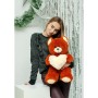 Oso de Peluche GO GIFT FRANK 50 BR Marrón Felpa Corazón 50 cm