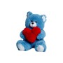 Oso de Peluche GO GIFT FRANK 50 BL Azul Felpa Corazón 50 cm