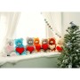 Oso de Peluche GO GIFT FRANK 50 WH Blanco Felpa Corazón 50 cm