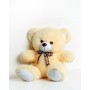 Ours en peluche GO GIFT TOMMY 65 CR Crème Tissu Peluche 65 cm
