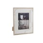 Cadre photo DKD Home Decor Scandi Naturel Blanc Bois MDF (21 x 1,5 x 26,5 cm)