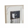 Cadre photo DKD Home Decor Scandi Naturel Blanc Bois MDF (21 x 1,5 x 26,5 cm)