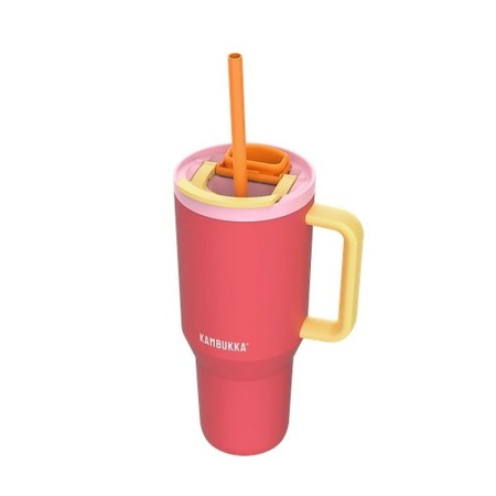 Termo Kambukka 11-08002 Amarillo Rojo Naranja Rosa Acero Inoxidable 950 ml