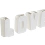 Vase DKD Home Decor Vase Céramique Blanc (4,8 x 3,8 x 8,5 cm)