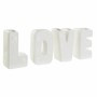 Vase DKD Home Decor Vase Céramique Blanc (4,8 x 3,8 x 8,5 cm)