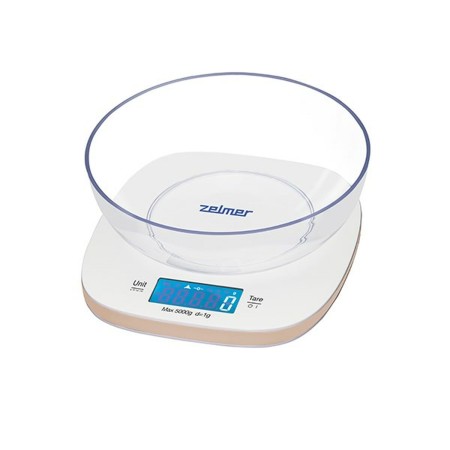 Báscula de Cocina Zelmer ZKS 1451 Azul Blanco 5 kg 1 L
