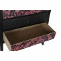 Buffet DKD Home Decor Noir Rose Marron MDF (76 x 39 x 75,5 cm)