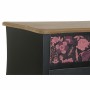 Buffet DKD Home Decor Noir Rose Marron MDF (76 x 39 x 75,5 cm)