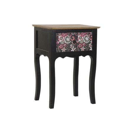 Table de Nuit DKD Home Decor Noir MDF (40 x 30 x 57 cm)