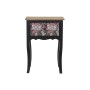 Table de Nuit DKD Home Decor Noir MDF (40 x 30 x 57 cm)