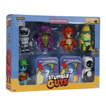 Ensemble de Figurines Stumble Guys SG3208B Mini 8 Pièces