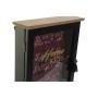 Armoire à clés DKD Home Decor Verre Noir Rose MDF (22 x 6 x 30 cm)