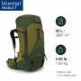 Mochila de Senderismo Osprey Atmos AG LT 65 Caqui 65 L Nylon (Nylon)