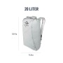 Sac à dos de montagne Sea to Summit Ultra-Sil Dry Day Pack Gris Argenté 22 L