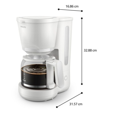 Cafetière goutte à goutte Philips HD7411/00 Blanc 1080 W 1,25 L