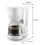 Cafetière goutte à goutte Philips HD7411/00 Blanc 1080 W 1,25 L