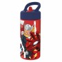 Botella de Agua The Avengers Infinity Negro Rojo 410 ml Plástico