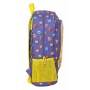 Mochila Escolar SuperThings Guardians Of Kazoom Amarillo Morada 32 x 42 x 14 cm