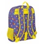 Mochila Escolar SuperThings Guardians Of Kazoom Amarillo Morada 32 x 42 x 14 cm