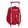 Cartable à roulettes 705 Real Sporting de Gijon Rouge 27 x 33 x 10 cm