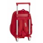 Mochila Escolar con Ruedas 705 Real Sporting de Gijon Rojo 27 x 33 x 10 cm