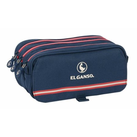 Trousse Fourre-Tout Triple El Ganso Classic Blue marine 21,5 x 10 x 8 cm